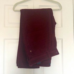 Men's Tommy Hilfiger Maroon Corduroy Pants
